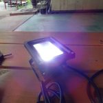 LED投光器と携行缶キャップの修理