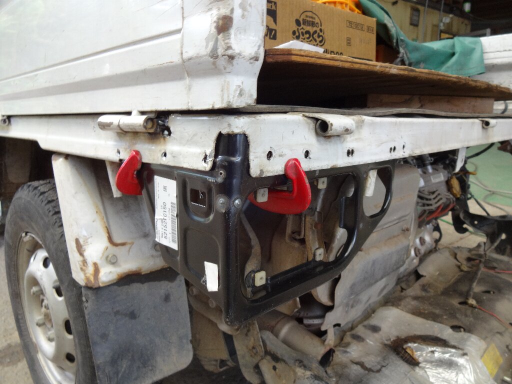 サンバー トラックのテール周り板金修理 日々是道楽blog